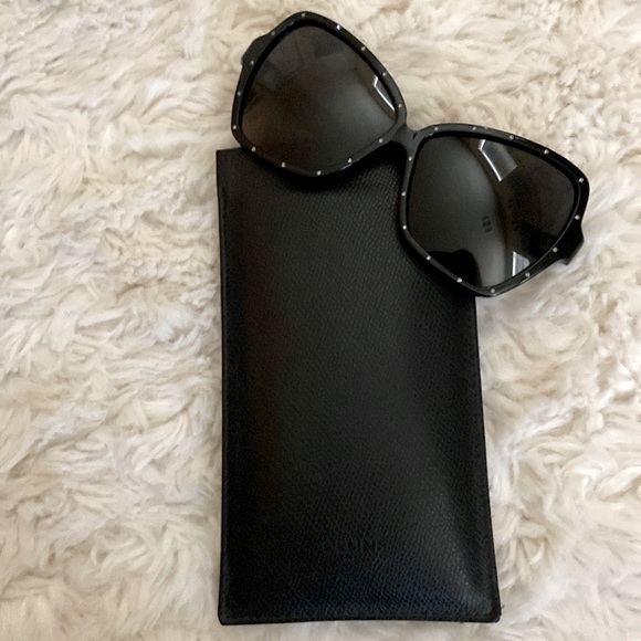 Celine Oversized Rhinestone Sunglasses - Picture 2 of 8